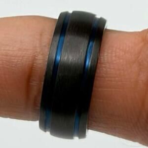 Black & Blue Men’s Ring